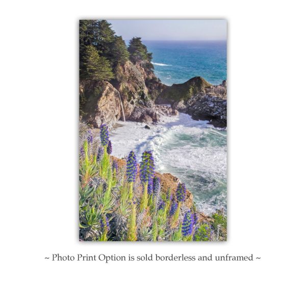 Product Image and Link for McWay Falls Big Sur Pacific Coast Highway Photography Print