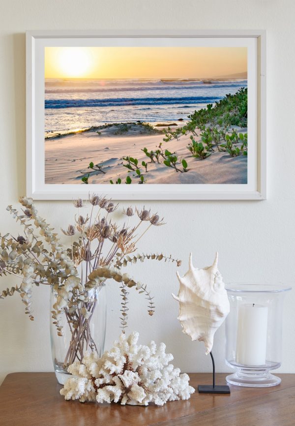 Product Image and Link for Jalama Beach Art Photography Print with Pacific Ocean Sunset