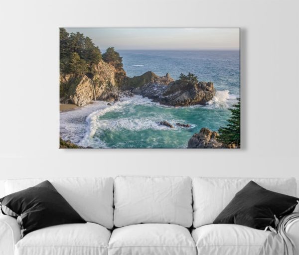 Product Image and Link for Ocean Photography at Big Sur Beach with McWay Falls