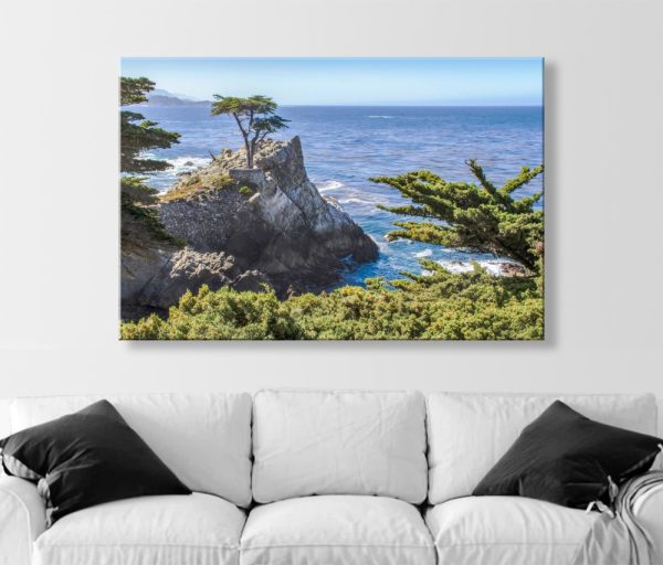 Product Image and Link for Carmel by the Sea Art Photography with Lone Cypress | Gift for Home or Office by MurrayBolesta