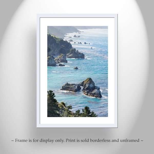 Product Image and Link for Big Sur Pacific Coast Highway Art Print | Vertical California Seacoast Picture for Home or Office