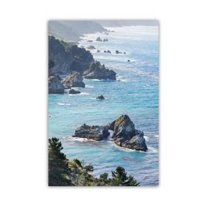 Product Image and Link for Big Sur Pacific Coast Highway Art Print | Vertical California Seacoast Picture for Home or Office