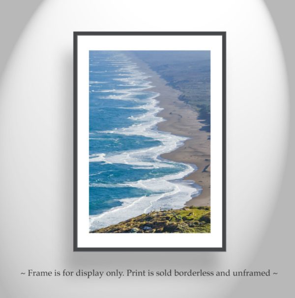 Product Image and Link for Point Reyes Vertical Wall Art | Marin County California Beach Photography | Home Decor Art Gift