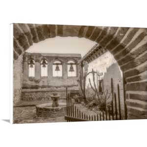 Product Image and Link for San Juan Capistrano Mission California Vintage Adobe Church Art Photography