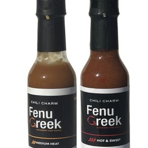 Product Image and Link for CHILI CHARM Hot Sauce – Medium & Hot Duo (5oz)