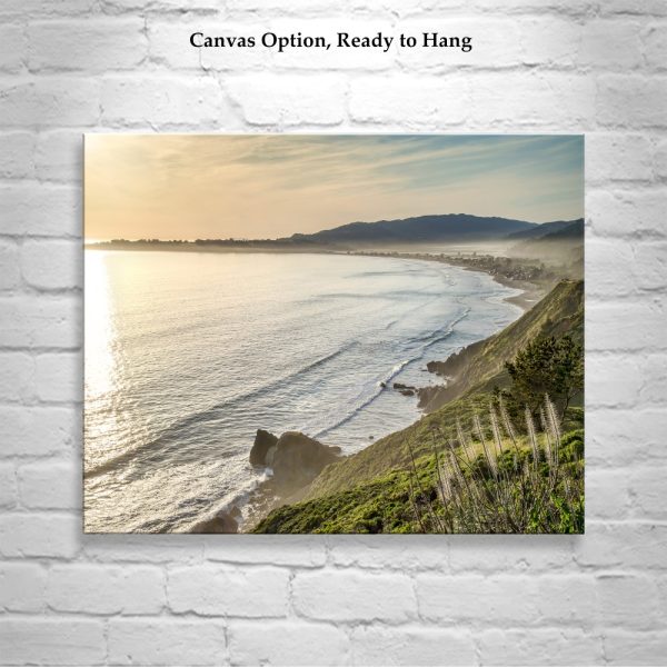 Product Image and Link for Stinson Beach Art Print Marin County California Coast Sunset Photograph as Home Decor Gift