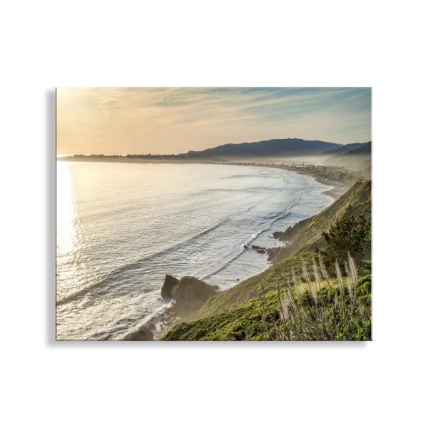 Product Image and Link for Stinson Beach Art Print Marin County California Coast Sunset Photograph as Home Decor Gift