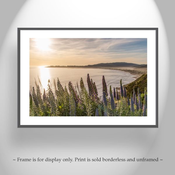 Product Image and Link for Stinson Beach Sunset Art Print Marin County California as Wall Decor for Home or Office