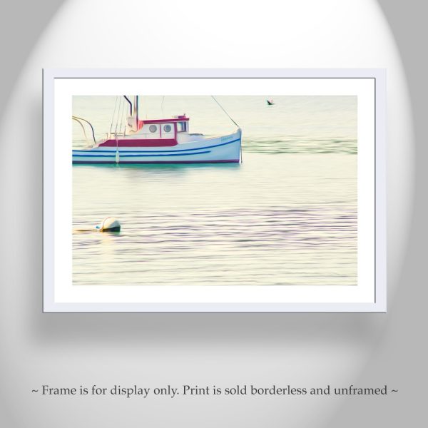 Product Image and Link for Tomales Bay Marin County Point Reyes Art with Old Fishing Boat | Nautical Art