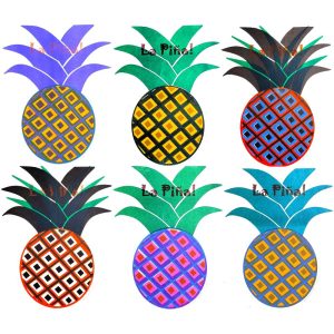 Product Image and Link for Hemp-not trees!, Pineapple Risograph