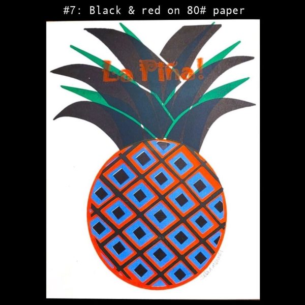 Product Image and Link for Hemp-not trees!, Pineapple Risograph