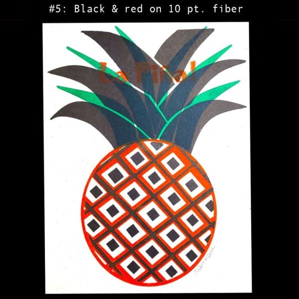 Product Image and Link for Hemp-not trees!, Pineapple Risograph