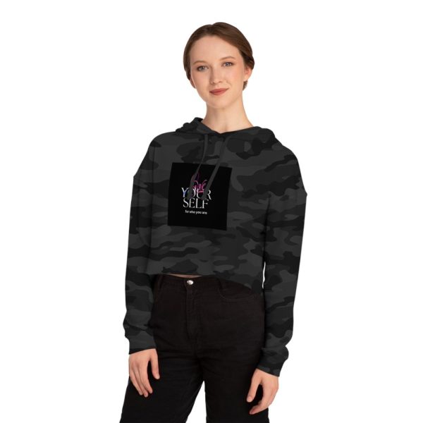 Product Image and Link for EYC Love Yourself Cropped Hoodie – Empowering Women’s Sweatshirt