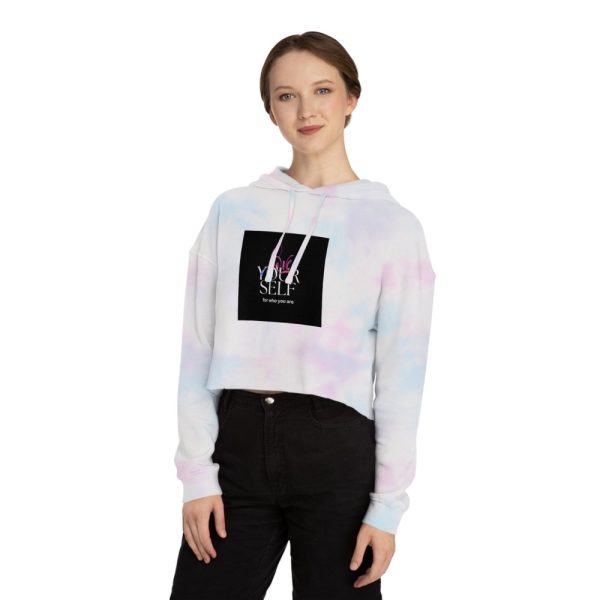 Product Image and Link for EYC Love Yourself Cropped Hoodie – Empowering Women’s Sweatshirt