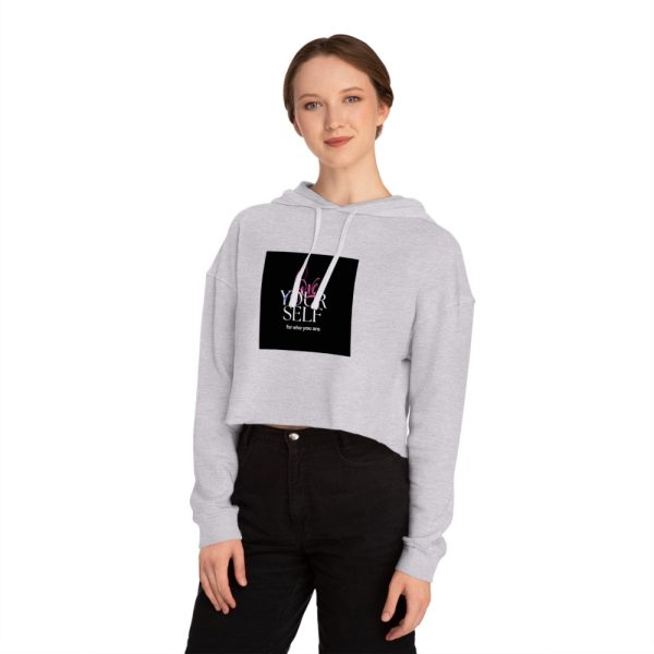 Product Image and Link for EYC Love Yourself Cropped Hoodie – Empowering Women’s Sweatshirt