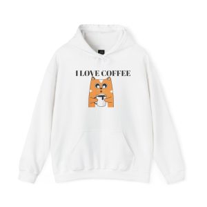 Product Image and Link for EYC I Love Coffee Unisex Heavy Blend Hoodie – Cozy Sweatshirt for Coffee Lovers