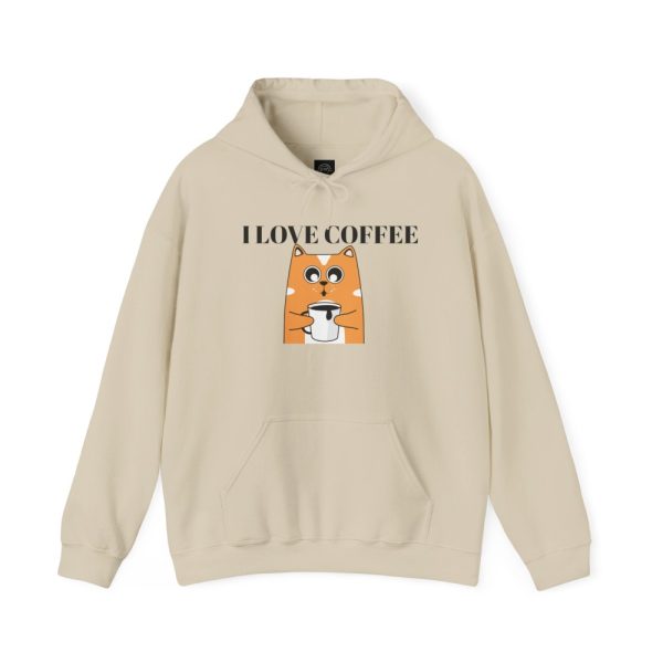 Product Image and Link for EYC I Love Coffee Unisex Heavy Blend Hoodie – Cozy Sweatshirt for Coffee Lovers