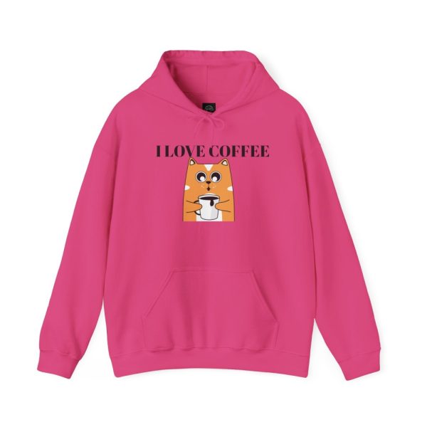 Product Image and Link for EYC I Love Coffee Unisex Heavy Blend Hoodie – Cozy Sweatshirt for Coffee Lovers