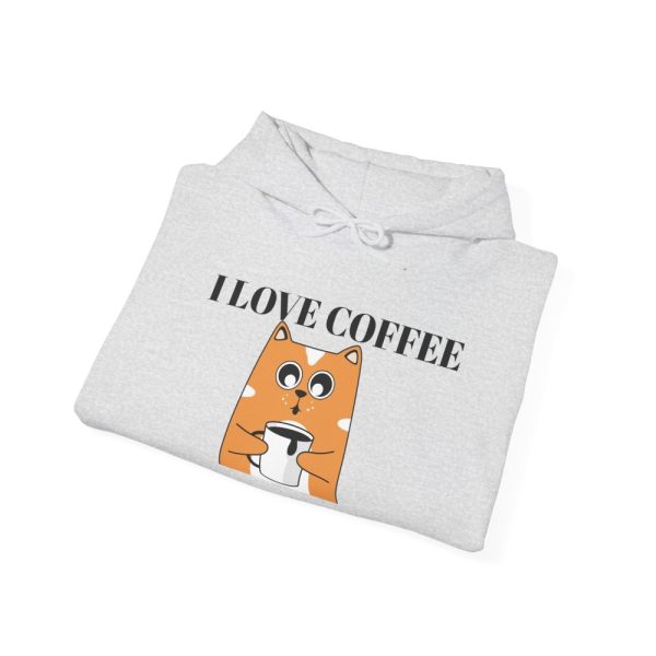 Product Image and Link for EYC I Love Coffee Unisex Heavy Blend Hoodie – Cozy Sweatshirt for Coffee Lovers