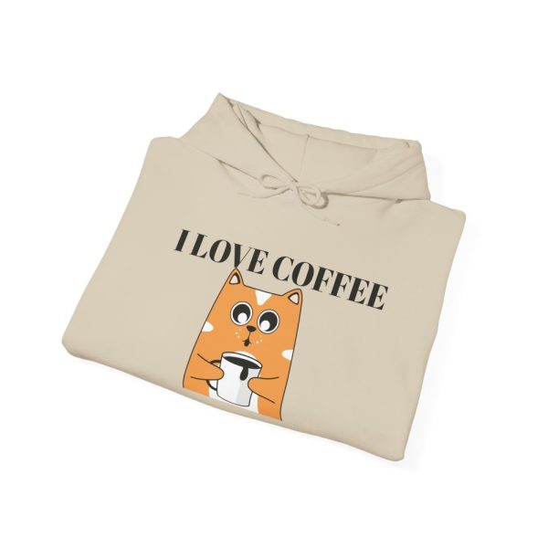 Product Image and Link for EYC I Love Coffee Unisex Heavy Blend Hoodie – Cozy Sweatshirt for Coffee Lovers