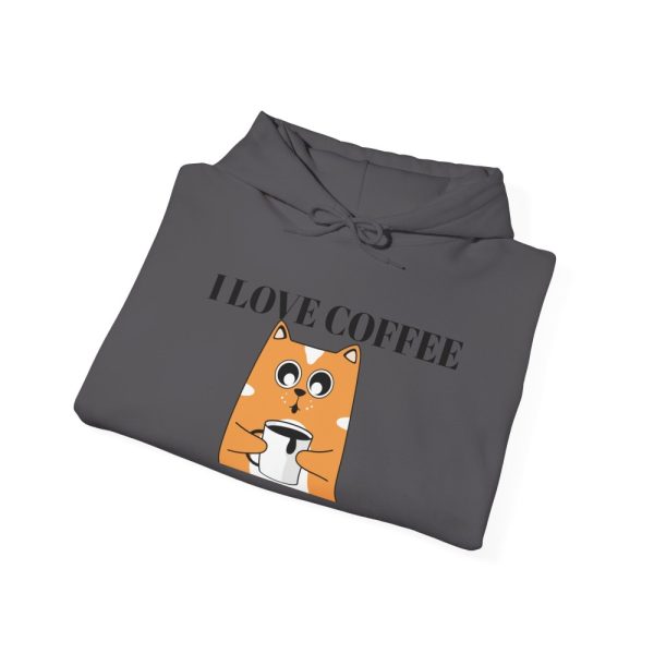 Product Image and Link for EYC I Love Coffee Unisex Heavy Blend Hoodie – Cozy Sweatshirt for Coffee Lovers