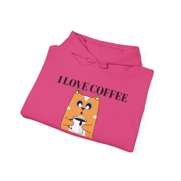 Product Image and Link for EYC I Love Coffee Unisex Heavy Blend Hoodie – Cozy Sweatshirt for Coffee Lovers