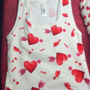 Product Image and Link for SKIMS Valentine Tank Top and Slippers Bundle