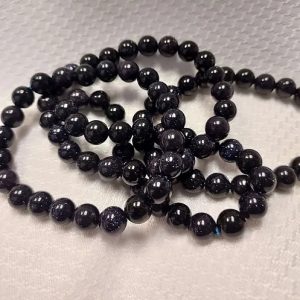 Product Image and Link for Blue Goldstone crystal bracelet