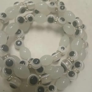 Product Image and Link for White Evil Eye bracelet