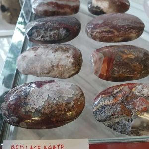 Product Image and Link for Mexican Red Agate Palm Stone