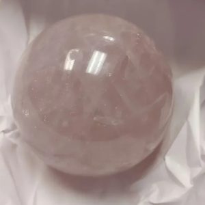 Product Image and Link for Rose Quartz Sphere