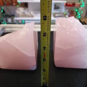 Product Image and Link for Rose Quartz Book Ends