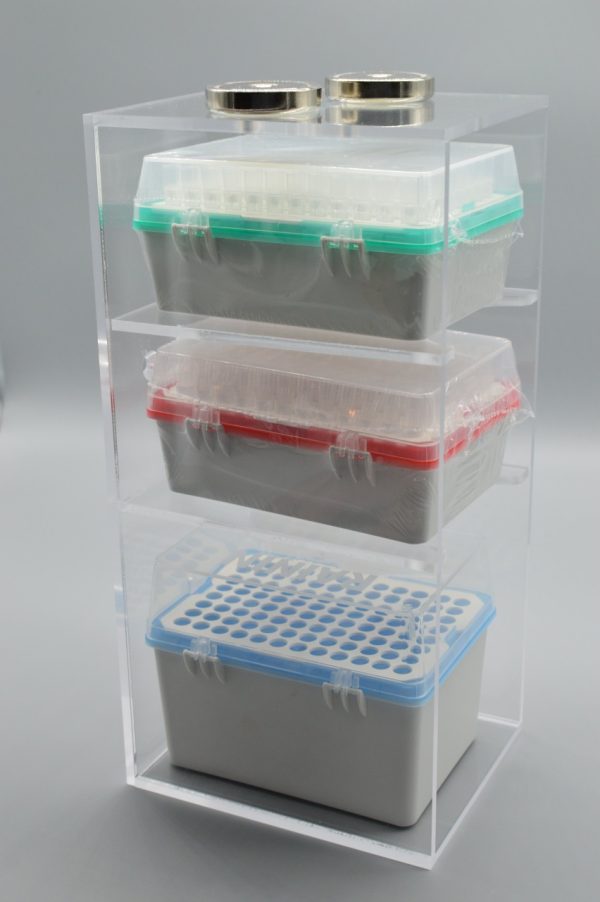 Product Image and Link for Pipette Tip Box Organizer for Micropippetes