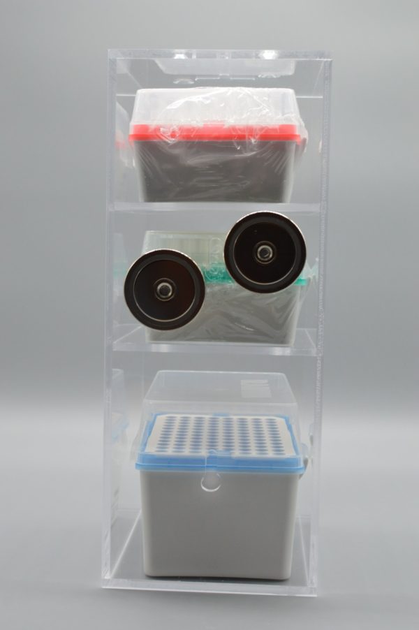 Product Image and Link for Pipette Tip Box Organizer for Micropippetes