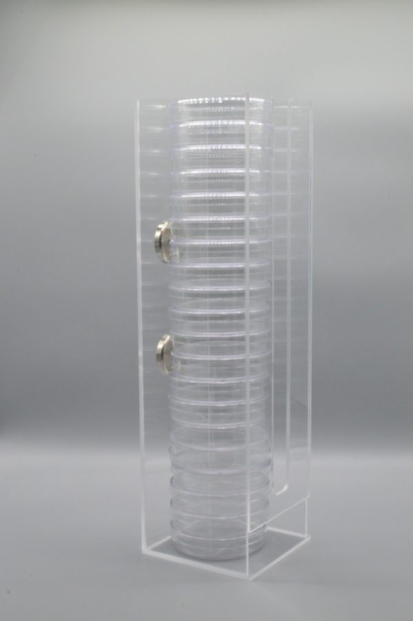 Product Image and Link for Tissue Culture Petri Dish Dispenser and Organizer