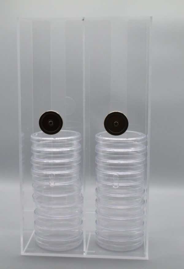 Product Image and Link for High Capacity Tissue Culture Petri Dish Dispenser and Organizer