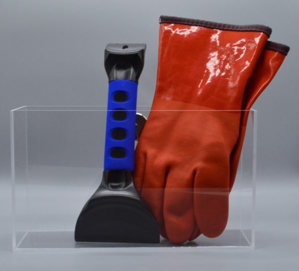 Product Image and Link for Freezer Gloves and Scraper Holder and Storage