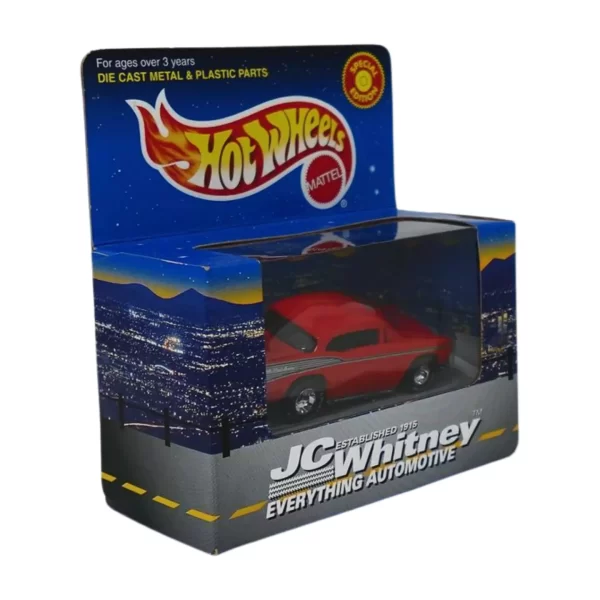 Product Image and Link for HOT WHEELS JC WHITNEY #28397 RED ’57 CHEVY