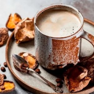 Product Image and Link for 7 Mushrooms Decaf Coffee