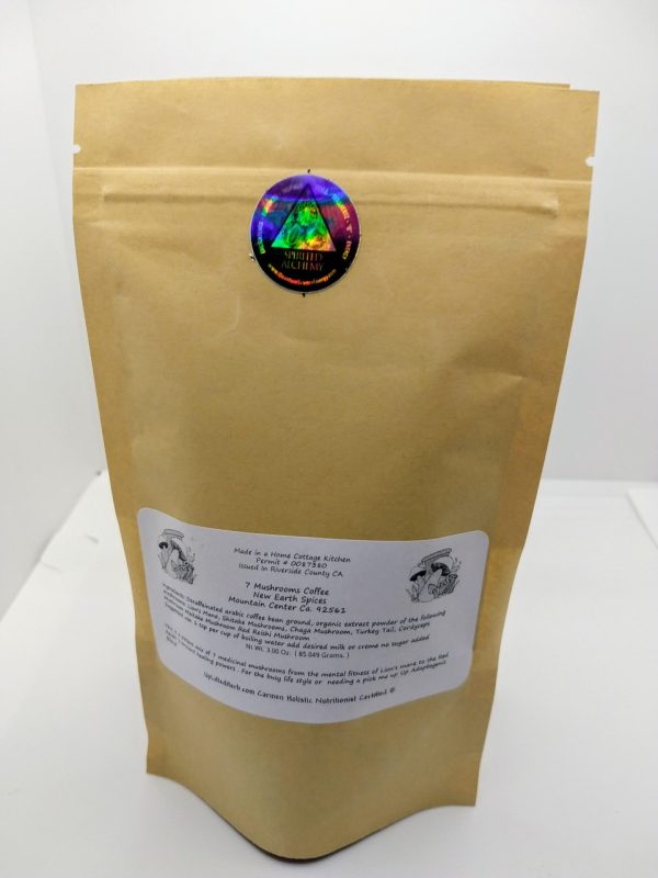 Product Image and Link for 7 Mushrooms Decaf Coffee