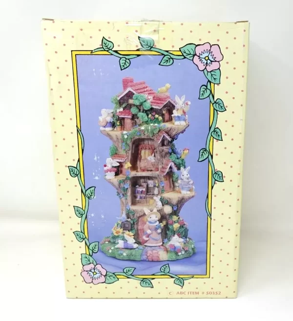 Product Image and Link for EASTER BUNNY RABBIT FAMILY TREE TREEHOUSE