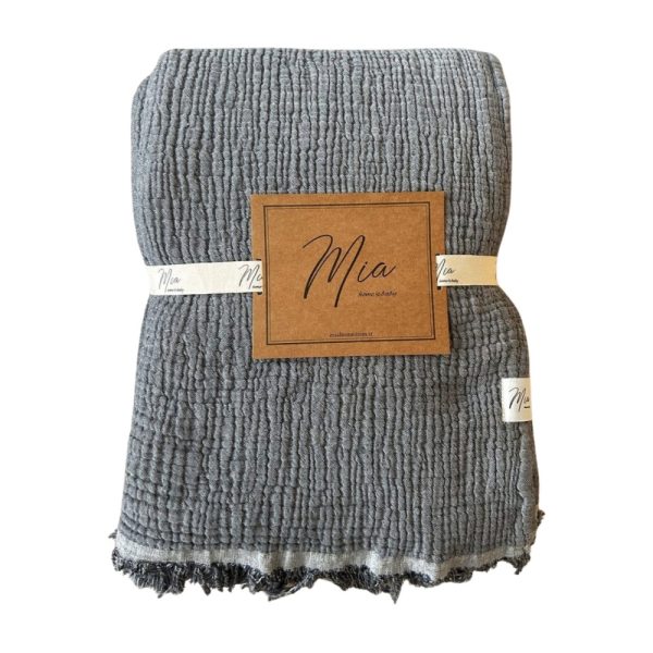 Product Image and Link for Mia Blanket – Anthracite