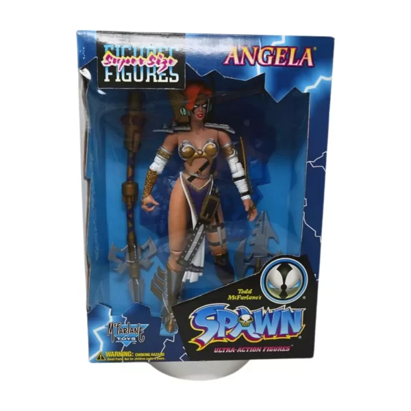 Product Image and Link for Spawn Super Size Figures Angela 1996 Vintage