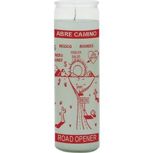 Product Image and Link for 7 Day Ritual & spiritual Candle – Road Opener White