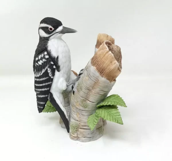 Product Image and Link for LENOX Bird Figurine Hairy Woodpecker Fine Porcelain 2001