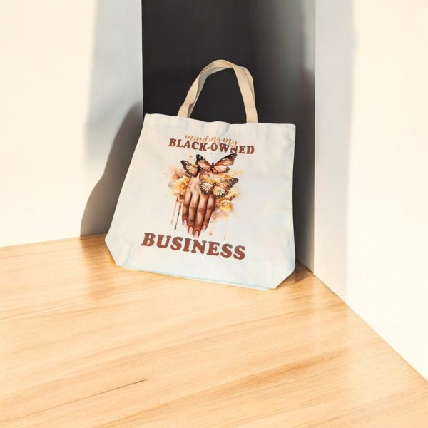 Product Image and Link for Empowerment Tote Bag Set – Black Owned Business Vibes – Entrepreneur Gift for Her