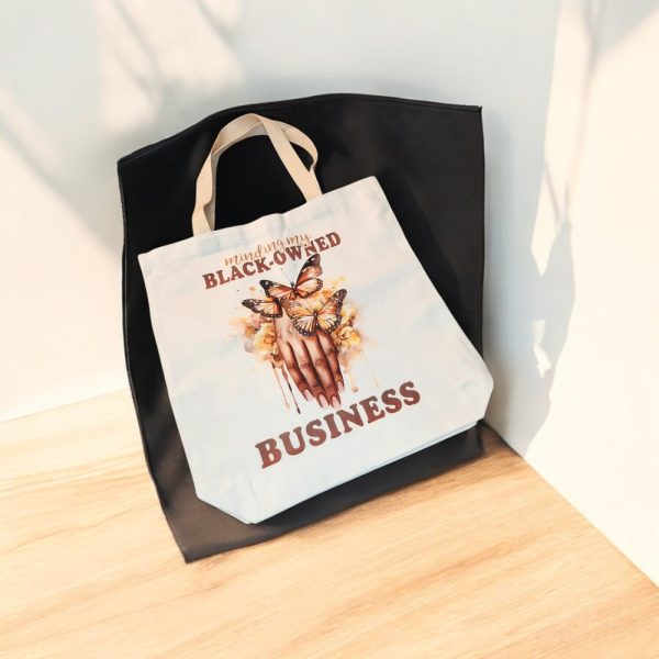 Product Image and Link for Empowerment Tote Bag Set – Black Owned Business Vibes – Entrepreneur Gift for Her