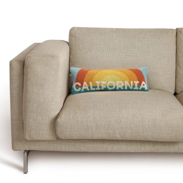 Product Image and Link for Peking Handicraft ‘California’ rainbow pillow