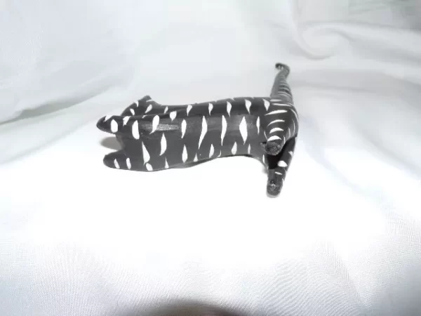 Product Image and Link for Vintage Bali Wood Long Tail CAT Hand Carved & Painted Figurine Ring Holder