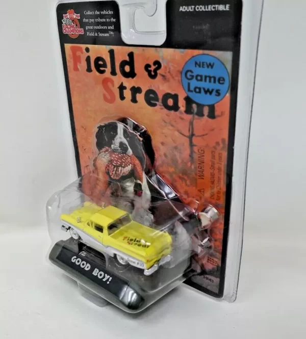 Product Image and Link for Field & Stream Racing Champions Issue #10 1957 Ford Ranchero Good Boy!